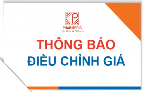 Thông báo điều chỉnh giá tăng 2% tất cả các mặt hàng