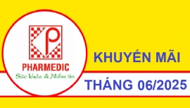 CHƯƠNG TRÌNH KHUYẾN MẠI THÁNG 6: "PHARMEDIC-44 NĂM GIÁ TRỊ LAN TỎA, ƯU ĐÃI NGẬP TRÀN"