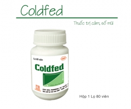 COLDFED (lọ 80 viên) kể từ lô 0170519 sẽ thay đổi mẫu toa mới (mẫu đính kèm)