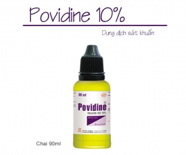 POVIDINE 10% (chai 90ml Phụ Khoa) kể từ lô 0080919 sẽ thay đổi kích thước mẫu toa (hình ảnh đính kèm)